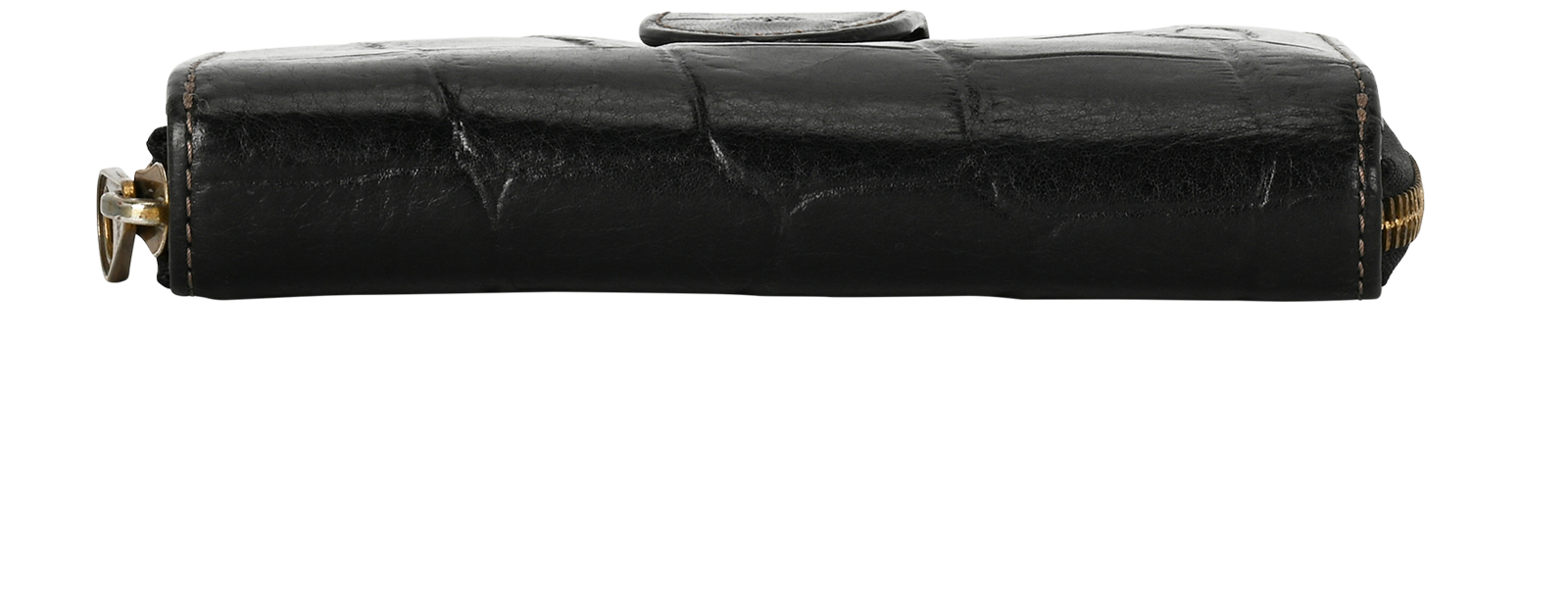 Mulberry Trifold Wallet, &pound;130, Accessories, Black, Leather, Top view